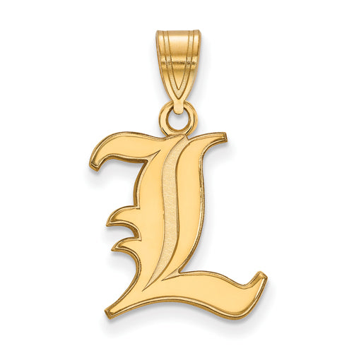 SS w/GP University of Louisville Medium Pendant