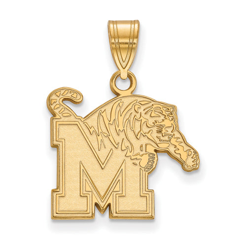 10ky University of Memphis Medium Tigers Pendant