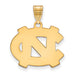 10ky University of North Carolina Medium NC Logo Pendant