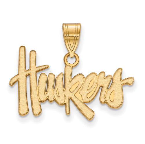 10ky University of Nebraska Medium Huskers Pendant