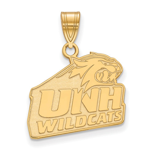 SS w/GP University of New Hampshire Medium Pendant