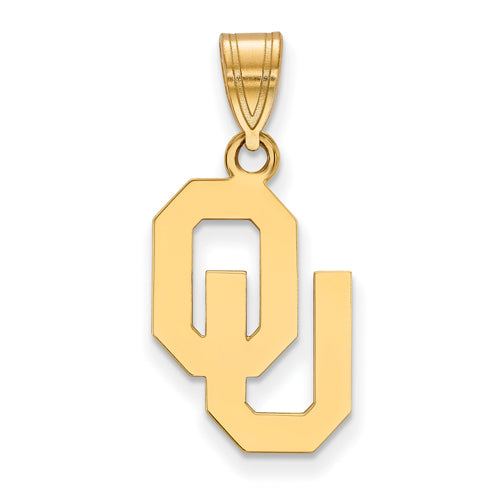 SS w/GP University of Oklahoma Medium Pendant