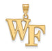 SS w/GP Wake Forest University Medium WF Pendant