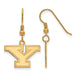 SS w/GP Youngstown State University Small Dangle Earrings