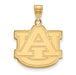 10ky AU Auburn University Large Pendant