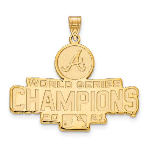 GP 2021 World Series Champions Atlanta Braves Extra Large Pendant