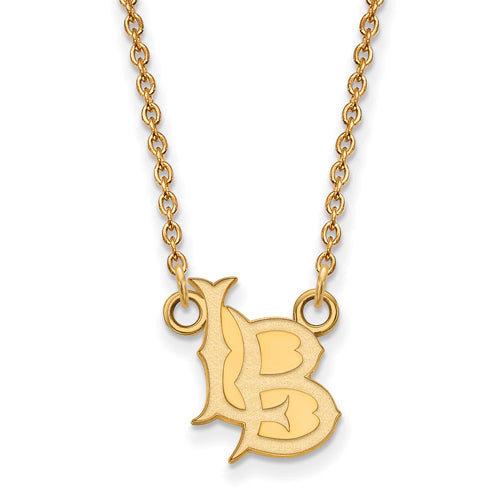 SS GP Calif State Univ Long Beach Small Pendant w/ Necklace