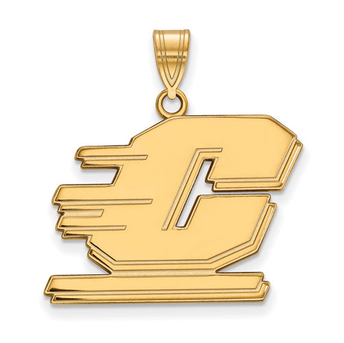 14ky Central Michigan University Large Pendant
