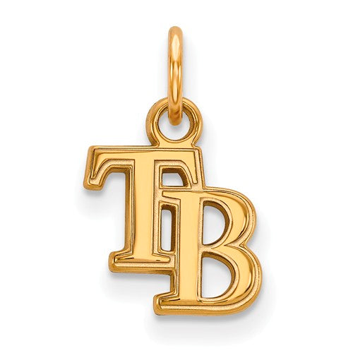 14ky MLB  Tampa Bay Rays XS Cap Logo Pendant