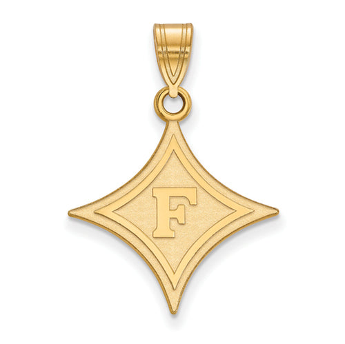 10ky F Logo Furman University Large Pendant