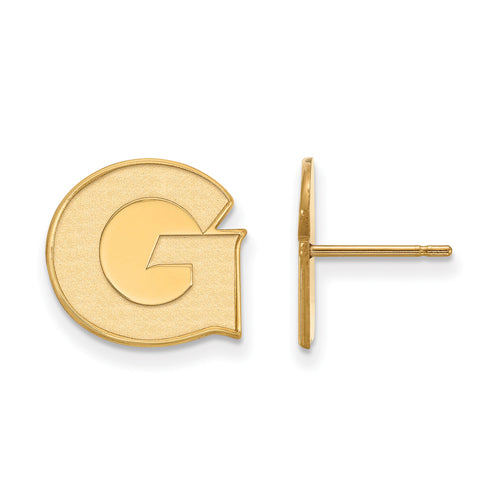 10ky Georgetown University Small Post Earrings