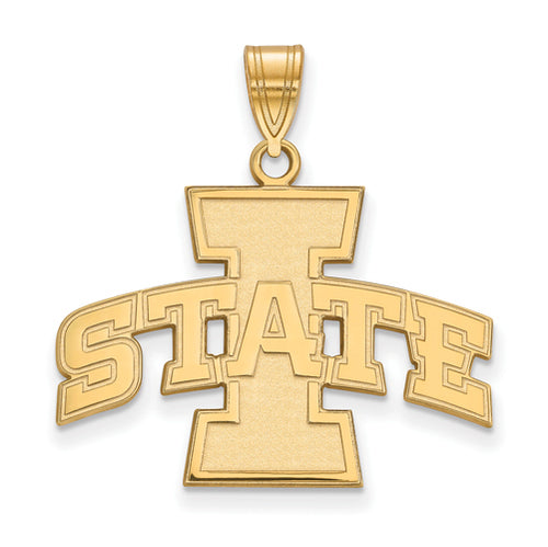 SS w/GP Iowa State University Large Pendant