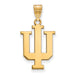 SS w/GP Indiana University Large IU Pendant