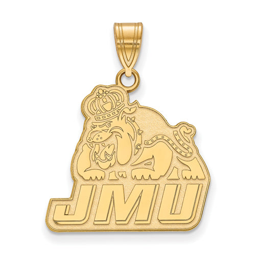 14ky James Madison University Large JMU Dukes Pendant