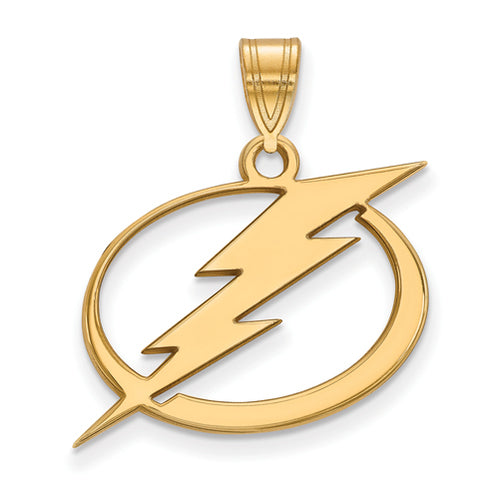 SS w/GP NHL Tampa Bay Lightning Large Pendant