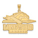 SS w/GP Longwood University XL Lancers Pendant