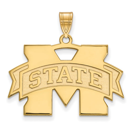 SS w/GP Mississippi State University Large M w/ STATE Pendant