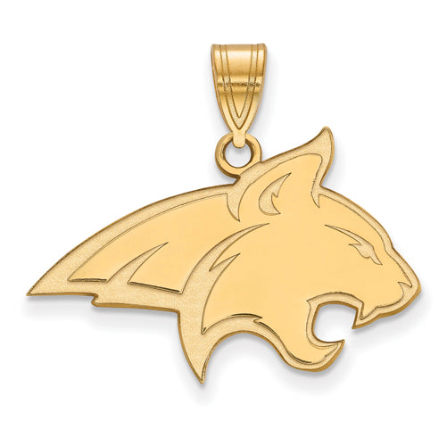 14ky Montana State University Large Bobcat Pendant