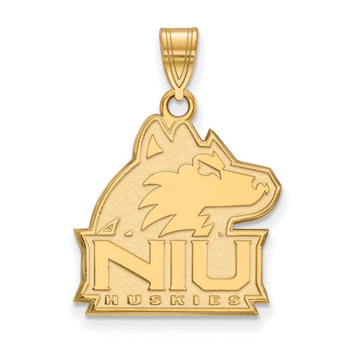 SS w/GP Northern Illinois U Large N-I-U Huskies Pendant