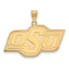 SS w/GP Oklahoma State University Large Pendant