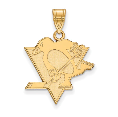 SS w/GP NHL Pittsburgh Penguins Large Pendant