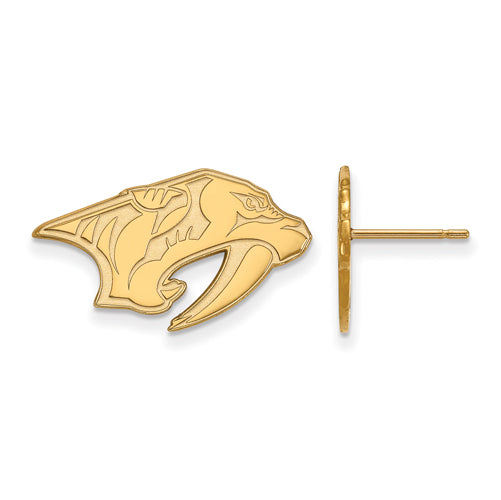 10ky NHL Nashville Predators Small Post Earrings