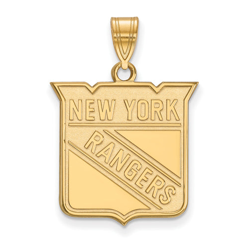 14ky NHL New York Rangers Large Pendant