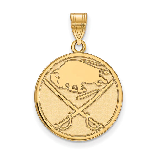 SS w/GP NHL Buffalo Sabres Large Pendant