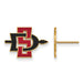 SS w/GP San Diego State Univ Small Post Earrings