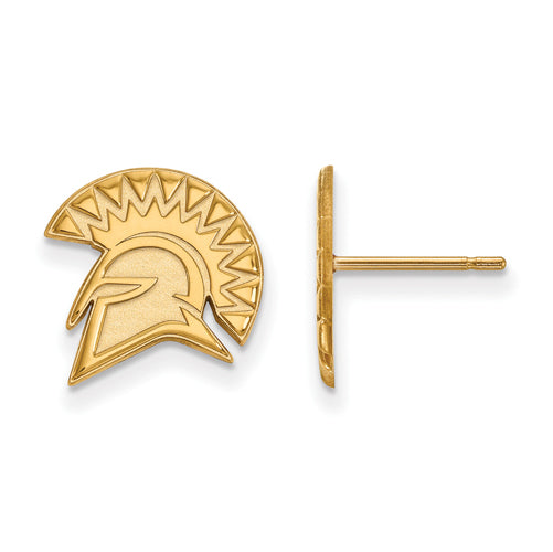 SS w/GP San Jose State University Small Post Spartans Earrings