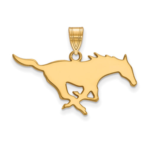SS w/GP Southern Methodist University Large Pendant