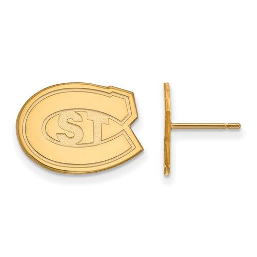 10ky St. Cloud State Small Post Logo Earrings