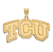 10ky Texas Christian University Large TCU Pendant