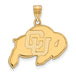 10ky University of Colorado Large Buffalo Pendant