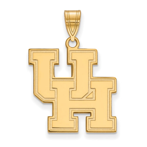 10ky University of Houston Large Logo Pendant