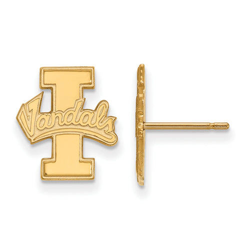 14ky University of Idaho Small Post Vandals Earrings