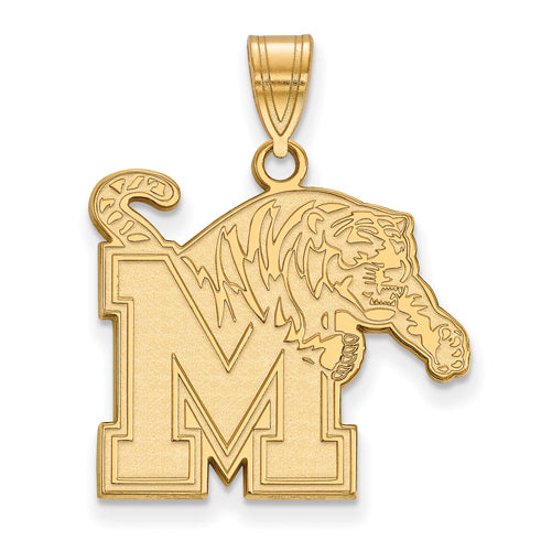 SS w/GP University of Memphis Large Tigers Pendant