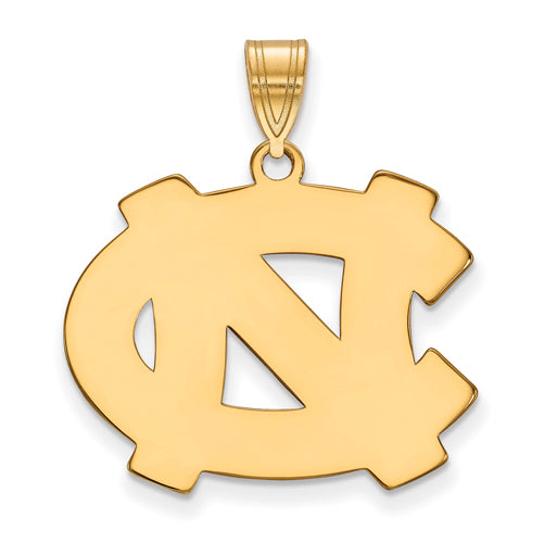 14ky University of North Carolina Large NC Logo Pendant