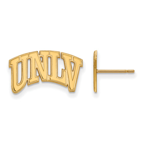 10ky University of Nevada Las Vegas Small Post UNLV Earrings