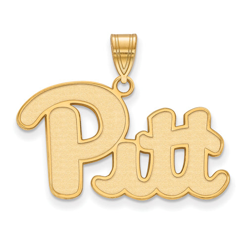 SS w/GP University of Pittsburgh Large Pitt Pendant