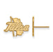 10ky The University of Tulsa Golden Hurricane Small Post Earrings