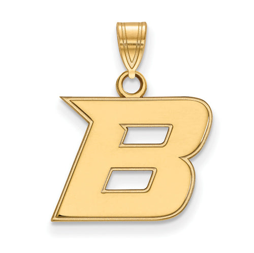SS w/GP Boise State University Small Letter B Pendant