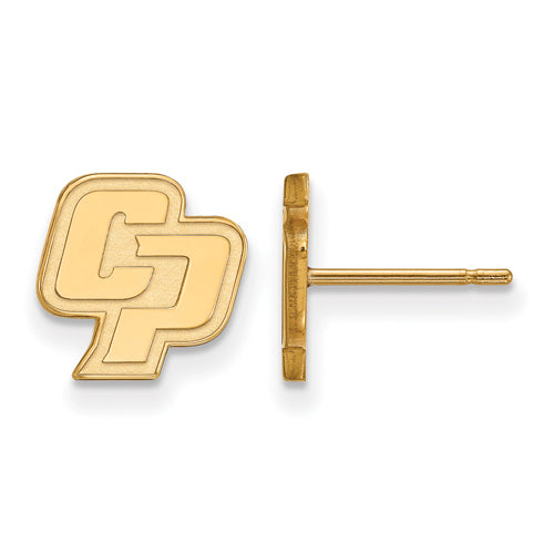 SS GP Logo Art California Polytechnic State University XS Post Earrings