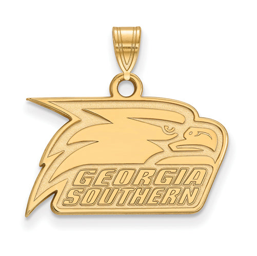 SS w/GP Georgia Southern University Eagle Small Pendant