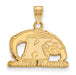 SS w/GP Kent State Golden Flashes Small Pendant
