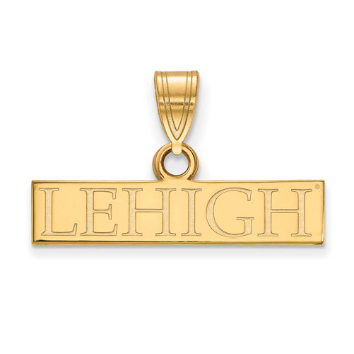 14ky Lehigh University Small Bar Pendant