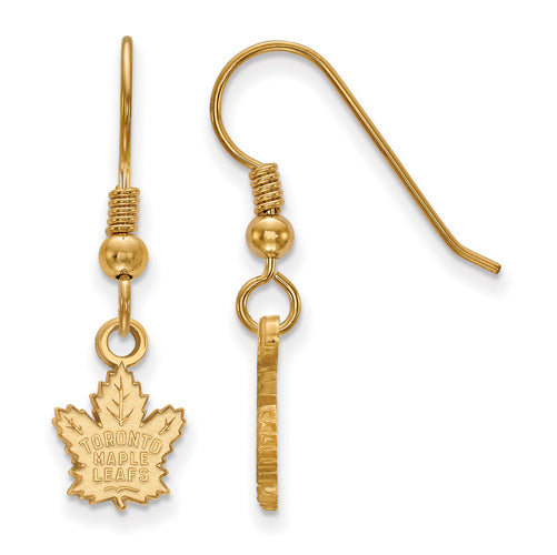 SS w/GP NHL Toronto Maple Leafs XS Dangle Earrings