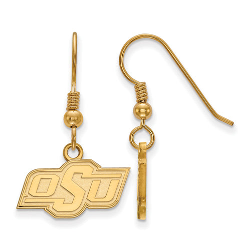 SS w/GP Oklahoma State University XS Dangle Earrings