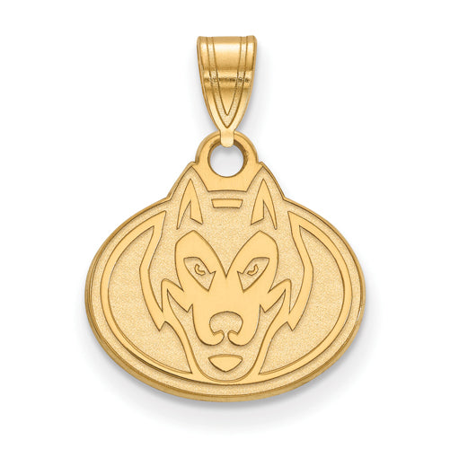 Washington Huskies Pendant Necklace Gold Plated 