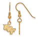 SS w/GP University of Central Florida XS Dangle Earrings